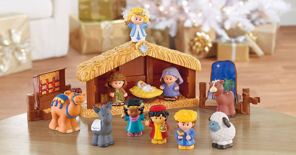little people nativity playset